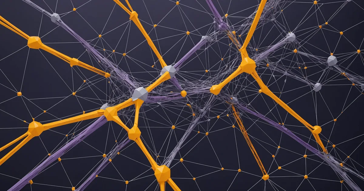 Abstract contrast between structured CRM data and relationship networks