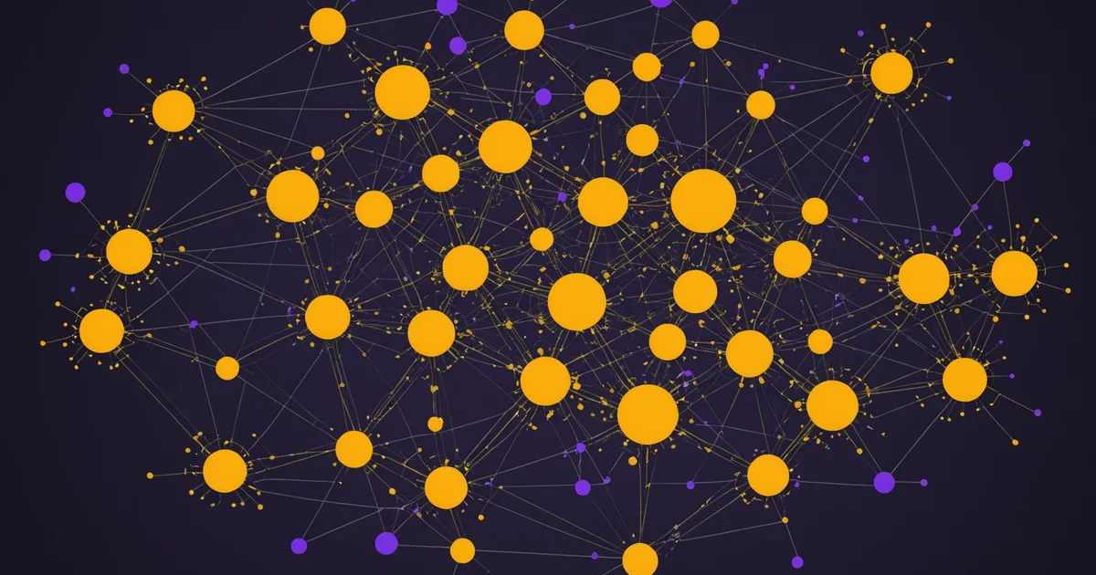 Node clusters categorized by influence level with visual differentiation