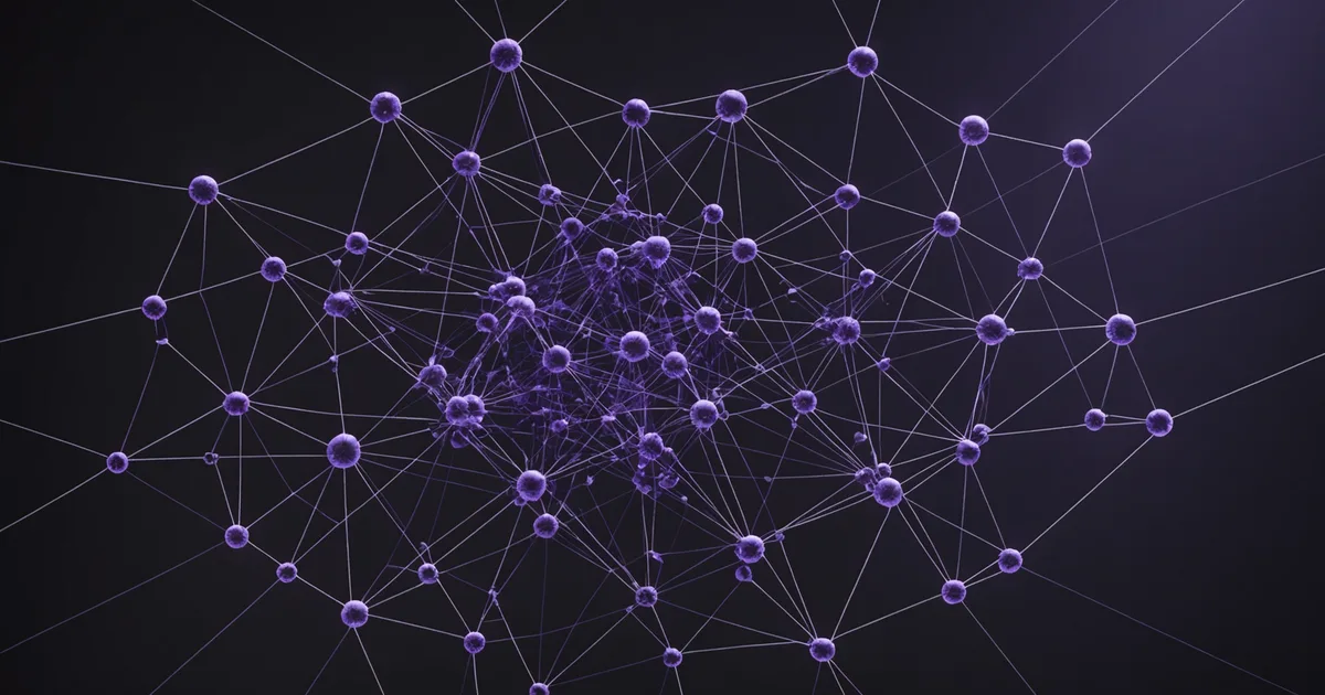 A single node going dark in a relationship network, representing a champion exit